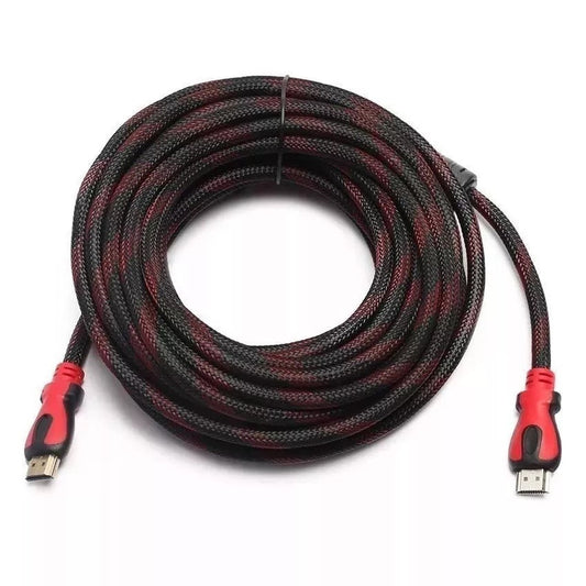 Cable Compatible Con Hdmi 10 Metros Full Hd Reforzado Nylon