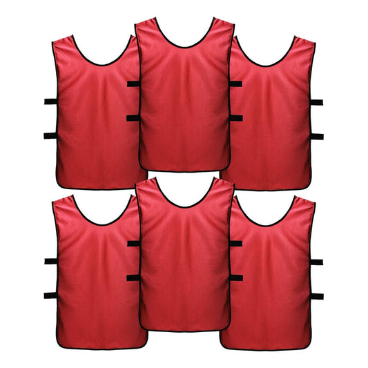Pack X6 Chalecos Deportivos Petos Para Niños Camiseta Futbol