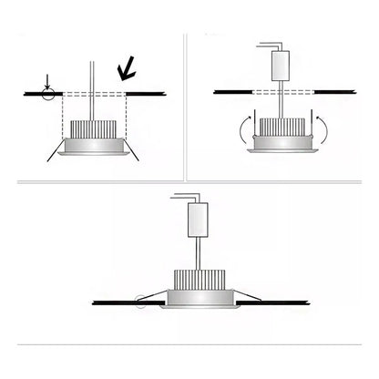 Ampolleta Led Embutido Foco 3w Led Ampolleta Luz Blanca Led Arcashopping Foco Led Embutido Luminaria Led 3w Focos Embutidos Led