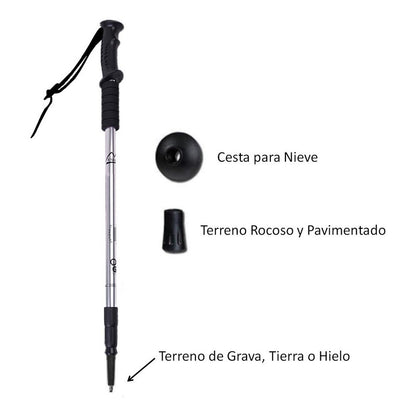 X2 Bastones De Trekking Bastón Trekking Baston Trekki Camina