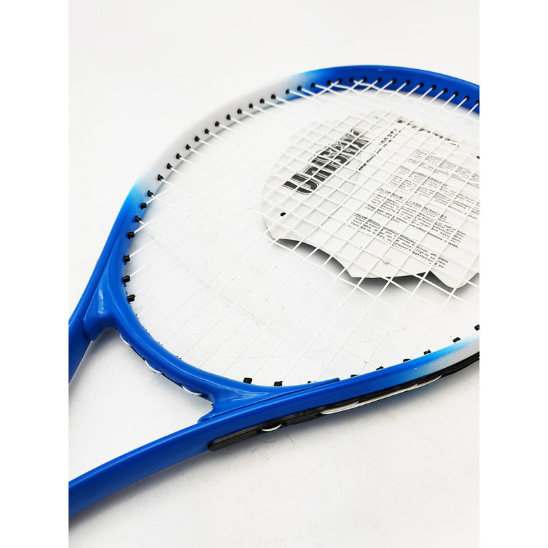 Set 2 Raquetas De Tenis + 3 Pelotas Raqueta Tenis Con Funda Color Rojo-azul Tamaño Del Grip 0