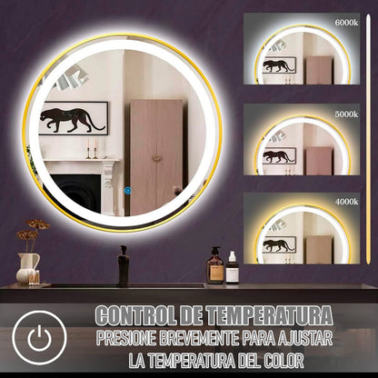 Espejos Led Espejo Redondo Decorativo Espejos Colgantes Led