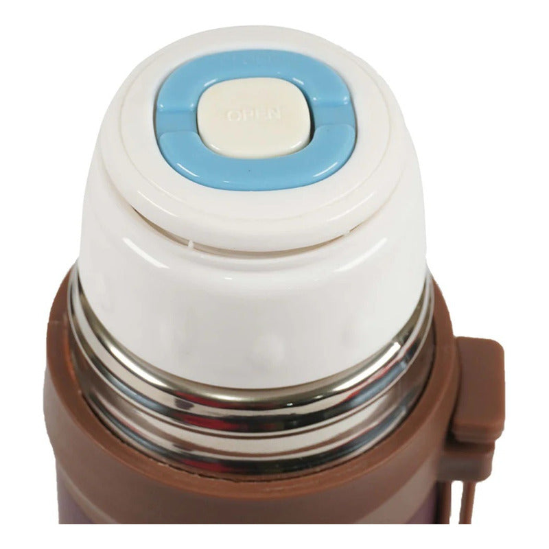 Termo Botella Agua Caliente Fria Cafe Invierno 500ml Acero