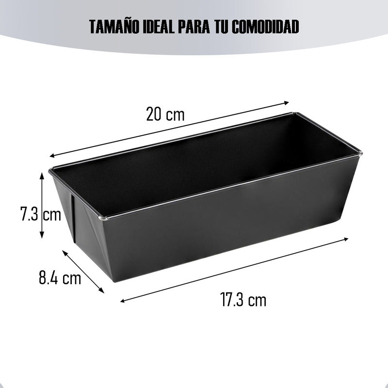 Moldes Reposteria Moldes Rectangulares Pan Queques 20cm