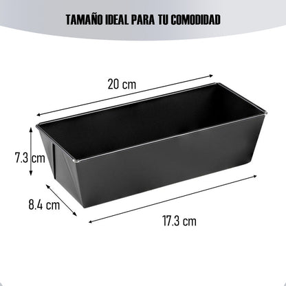 Moldes Reposteria Moldes Rectangulares Pan Queques 20cm