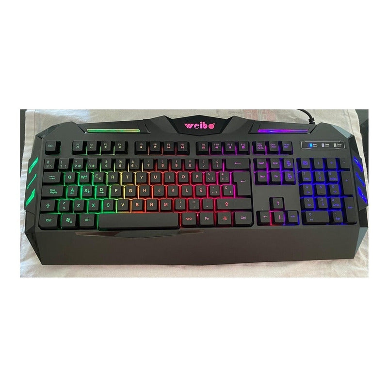 Pack Gamer Teclado Mecanico Teclado Y Mouse Ergonomico Gamer