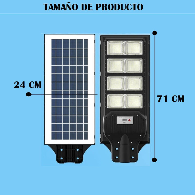 Pack X2 Foco Solar 1000w Con Sensor Foco Led Solar 1000w
