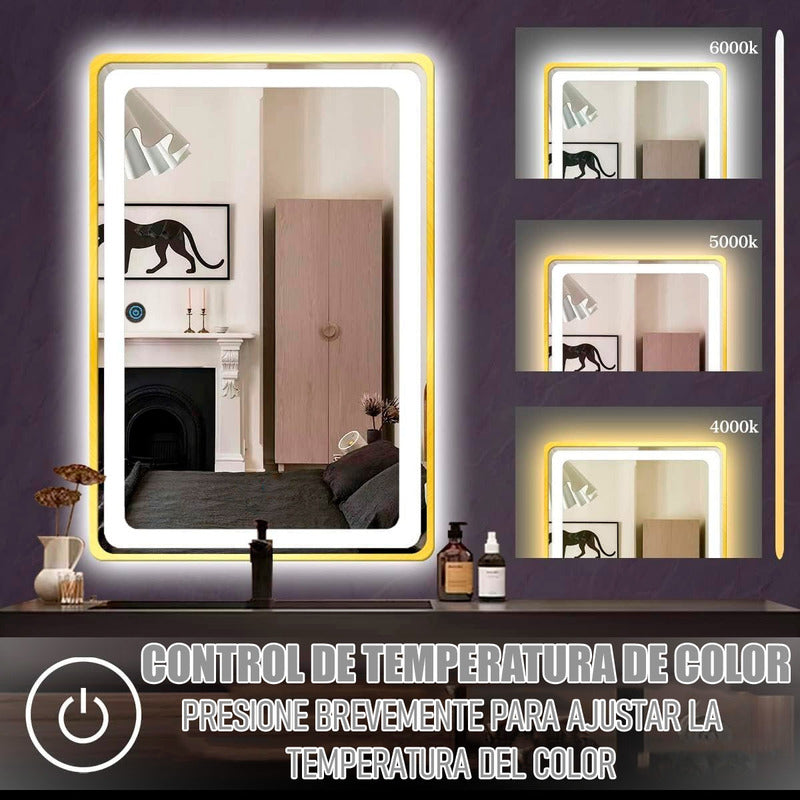 Espejo Led Espejo Rectangular Decorativo Espejos Colgantes