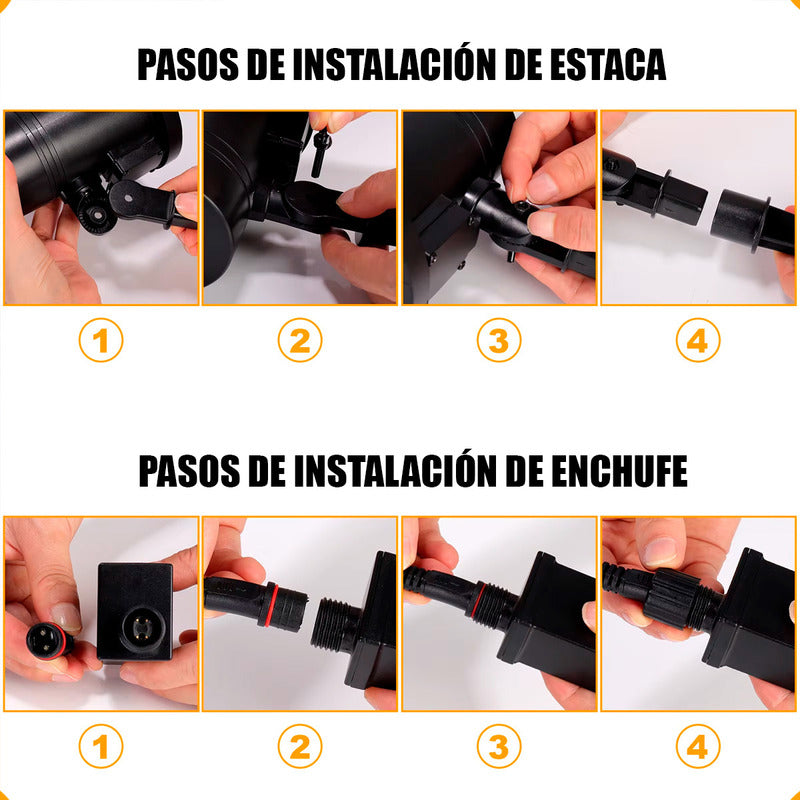 Luces De Navidad Y Decorativas Arcashopping Genérica Proyector Navidad 27cm De Largo 220v - Diseño Con Cable Negro