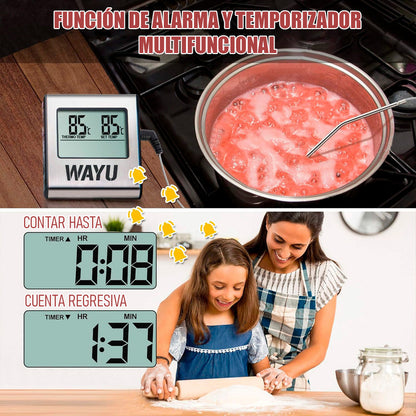 Termometro Para Carne Termómetro Digital Wayu Termometro Wayu Arcashopping Termometro De Cocina Termometro Horno Wayu Termometro Para Alimentos Wayu Termometro Digital Para Horno