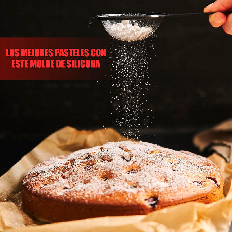 Molde Torta Redondo Molde Queque Molde Silicona Reposteria