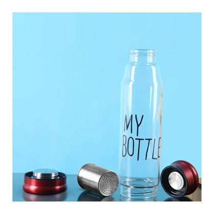 Botella Infusor De Vidrio Infusor De Te Con Funda 550ml