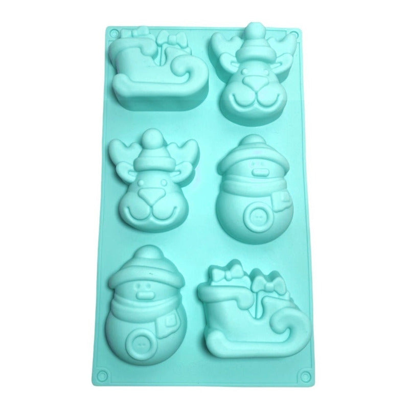 Moldes De Silicona Moldes De Pascua Molde Navidad Trineo Ren