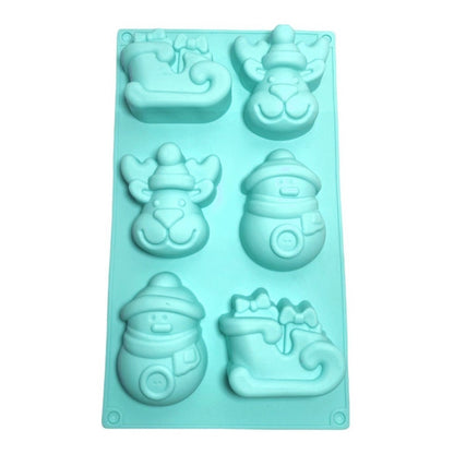 Moldes De Silicona Moldes De Pascua Molde Navidad Trineo Ren