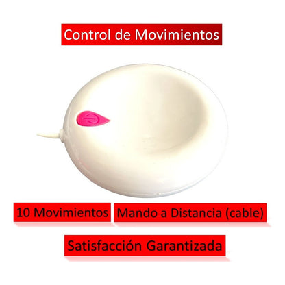 Vibrador Vaginal Anal Consolador Control 10 Movimientos Vibr