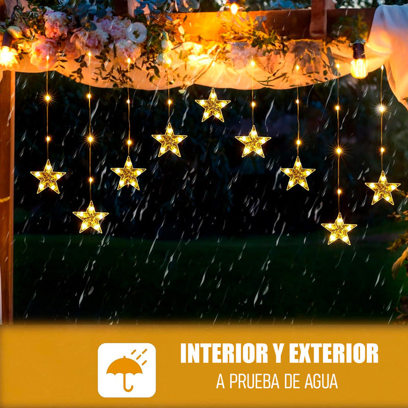Luces Led Navidad Guirnalda Cortina Led Cascada Navideña