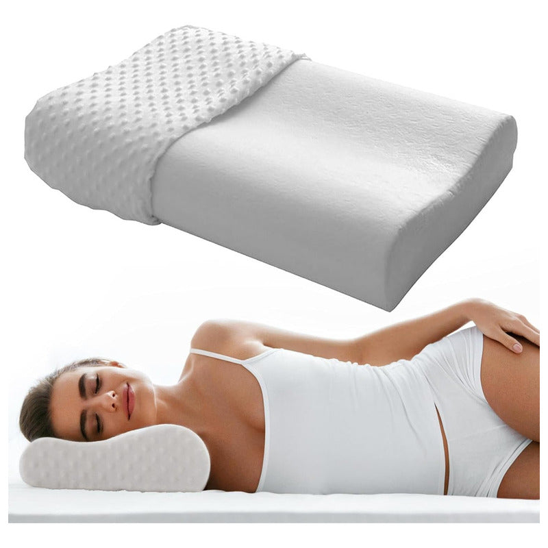 Pack X2 Almohada Cervical Ortopedica Almohadas Ortopedicas Arcashopping Almohada Terapeutica Dolores Cervicales Almohada Memory Vicoelastica Ortopedica
