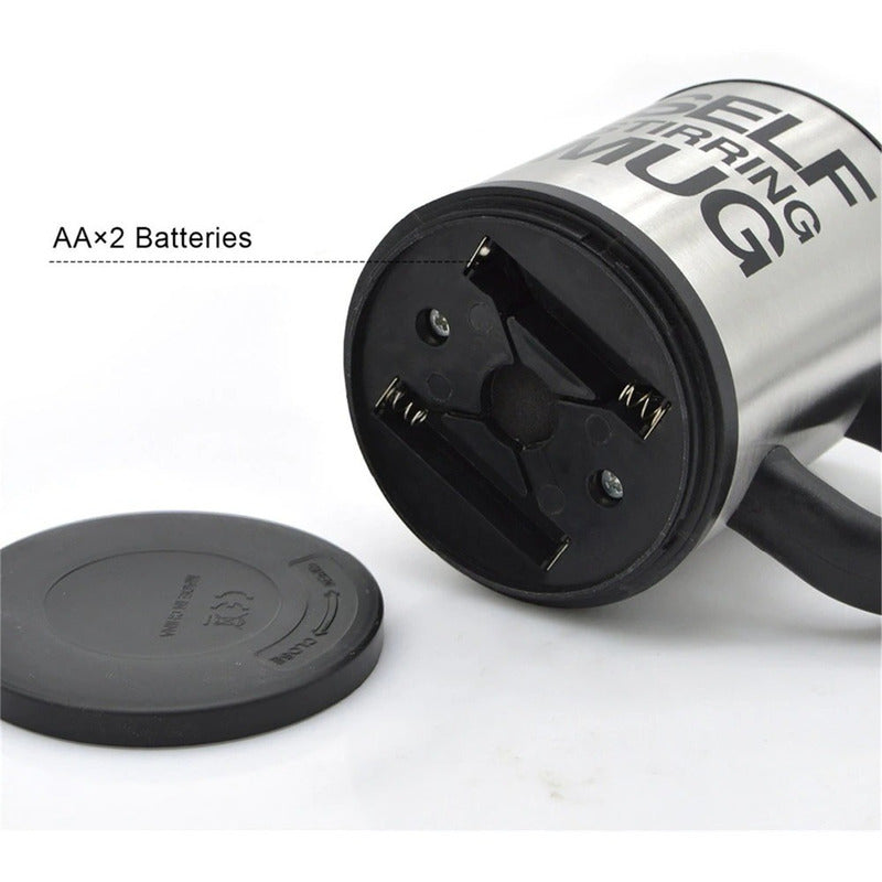 Pack X2 Tazon Con Revolvedor Tazon Mug Tazon Electrico Cafe