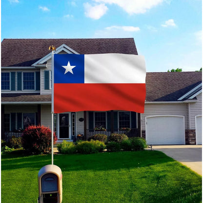 Bandera Chilena 90 X 135 Cm Bandera De Chile Fechas Patrias Bandera Chile