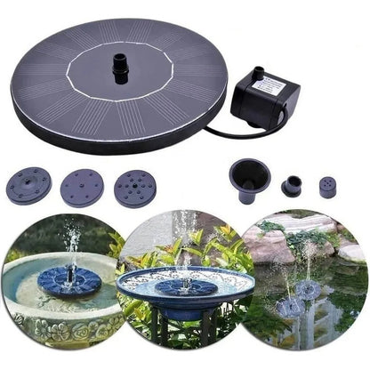 Fuente Agua Solar Bomba Riego Piscina Aspersores Regadera