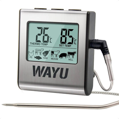 Termometro Para Carne Termómetro Digital Wayu Termometro Wayu Arcashopping Termometro De Cocina Termometro Horno Wayu Termometro Para Alimentos Wayu Termometro Digital Para Horno