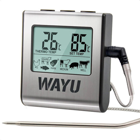 Termometro Para Carne Termómetro Digital Wayu Termometro Wayu Arcashopping Termometro De Cocina Termometro Horno Wayu Termometro Para Alimentos Wayu Termometro Digital Para Horno