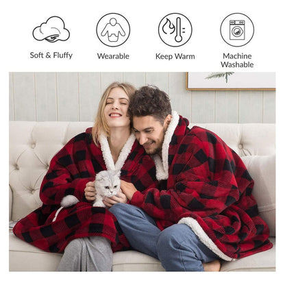 Pack X2 Pijama Micropolar Mujer Felpa Manta Polar Sherpa