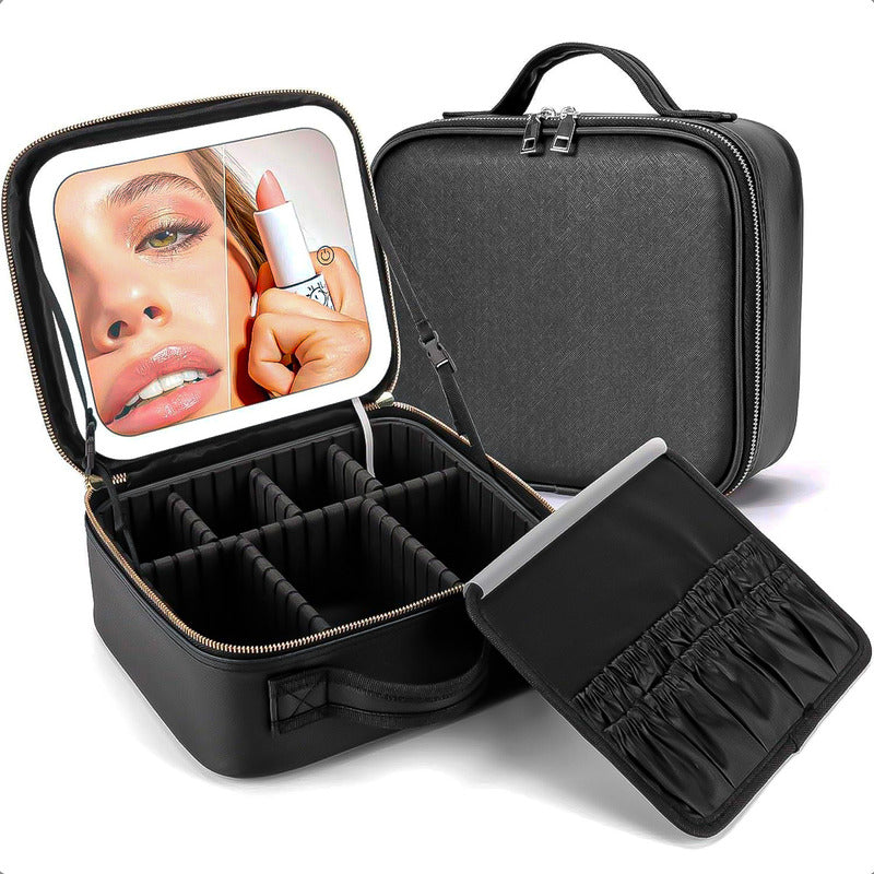 Cosmetiquero Con Espejo Organizador Led Cosmeticos Maleta Para Cosmeticos Arcashopping Organizador Cosmeticos Organizadores De Maquillaje Organizadores Maquillaje Organizador De Brochas