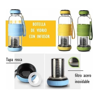 Infusores De Te Y Hierbas Infusor Te Infusor Botella Vidrio