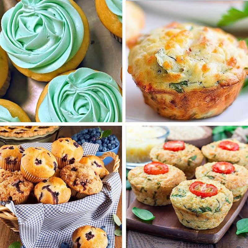 Molde Muffins Molde De Silicona 12 Cup Molde Cupcakes Repost Color Rojo