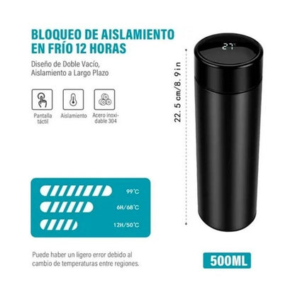 Botella Térmica Portátil Inteligente Botellas Termo Acero In