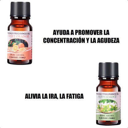 Pack 12 Esencias Para Humidificadores Aceites Aromaticos Hum