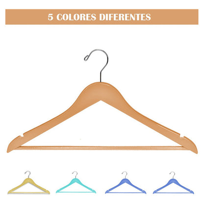 Pack X20 Colgadores De Ropa Colgadores Plásticos Percha Ropa