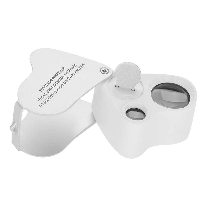 Lupa Geologica Lupa 30x22mm Led Lupa Joyero Con Luz 60x12mm