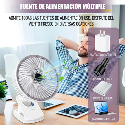 Ventilador Mesa Ventilador Pinza Ventilador Indoor Portatil
