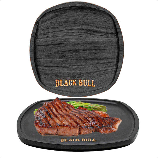 Plato De Madera Bamboo Plato Negro Plato De Madera 25cm Bandeja De Madera De Bambu Arcashopping Plastos De Madera Plastos Negros Platos Decorativos Plato Para Picoteo Black Bull