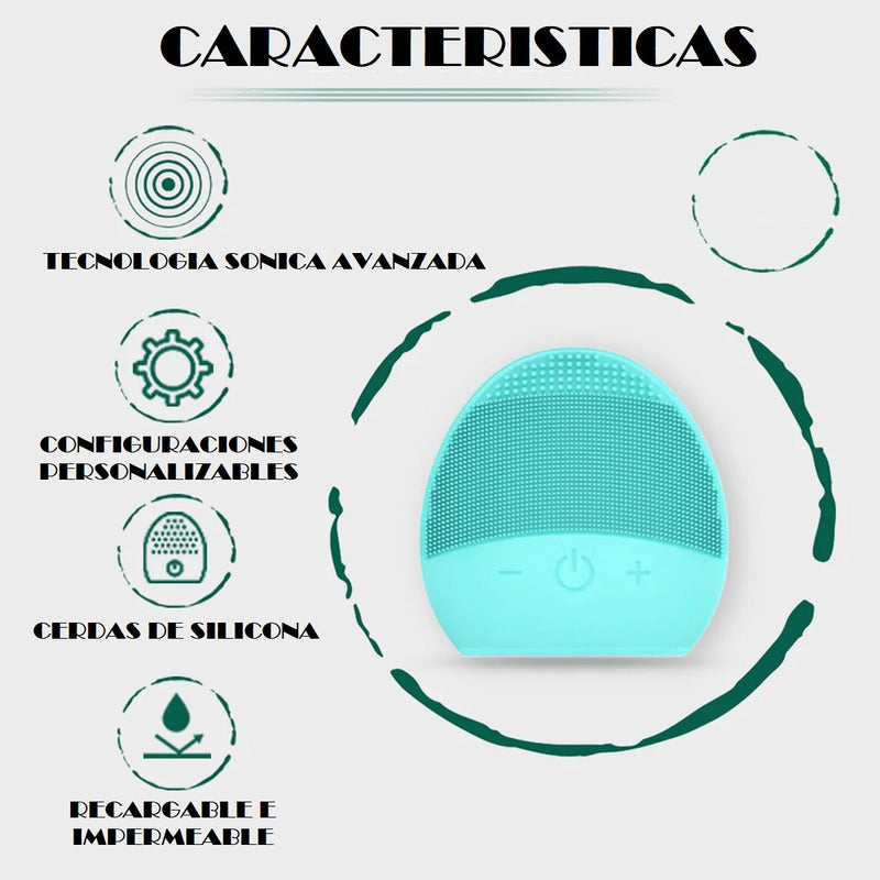 Cepillo Limpieza Facial Limpiador Facial Electrico Exfoliant
