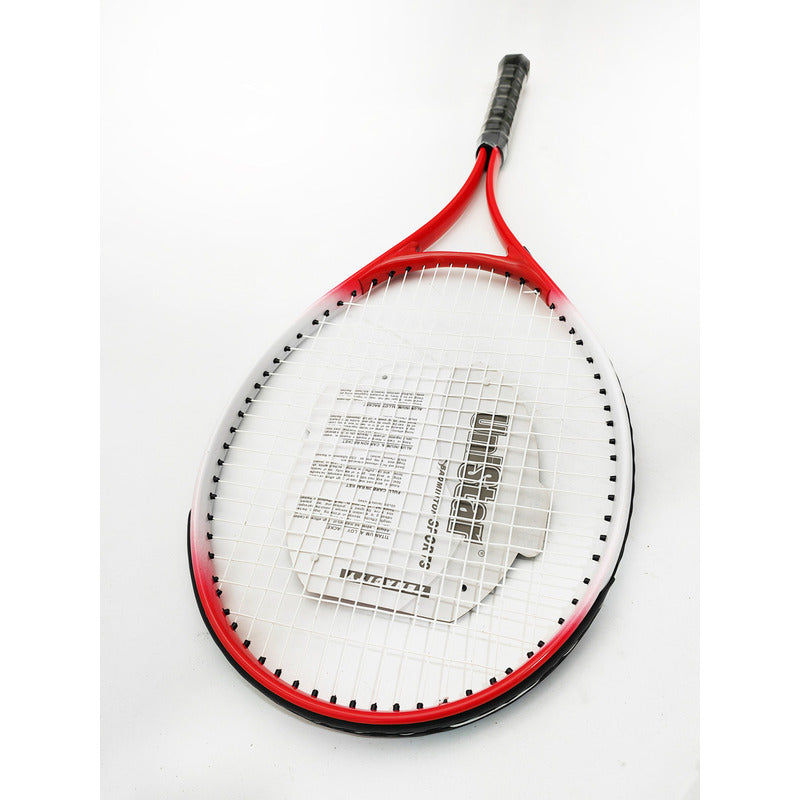 Set 2 Raquetas De Tenis + 3 Pelotas Raqueta Tenis Con Funda Color Rojo-azul Tamaño Del Grip 0