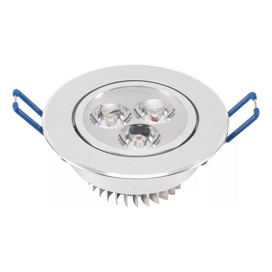 Ampolleta Led Embutido Foco 3w Led Ampolleta Luz Blanca Led Arcashopping Foco Led Embutido Luminaria Led 3w Focos Embutidos Led