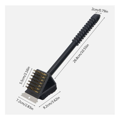 Cepillo Raspador 3 En 1 Para Limpieza De Parrillas