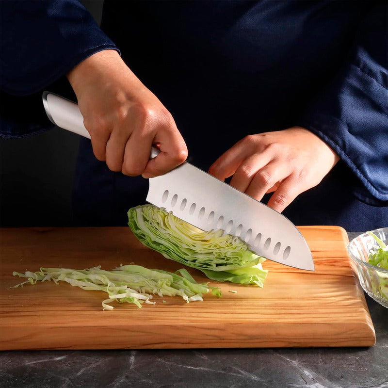 Cuchillo Carnicero Cuchillo De Cocina Cuchillo Chef Santoku Arcashopping Cuchillo De 7 Santoku Cuchillo Santoku Blanco Tokai Cuchillo Profesional Cuchillo Antiadherente