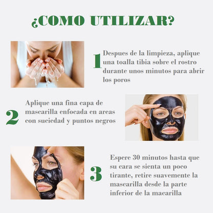 Mascara Punto Negro Mascarilla Negra Para Sacar Puntos Facia