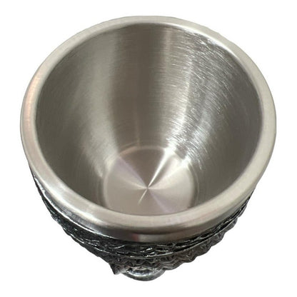 Copa Caliz Medieval Copa Vikingo Copa Gotica Resina Y Acero