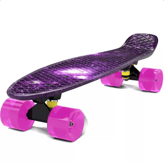 Skate Penny Board Morado Patineta Polipropileno 55mm X 45mm Morado Para Adolecentes Skate Niños Penny Board Patinetas Skate Para Niños Skate Penny Board Patinetas Niños Arcashopping