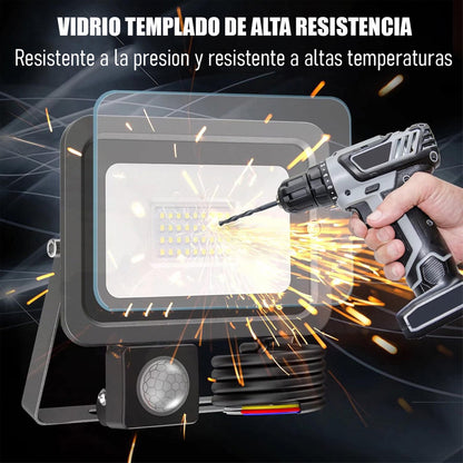 Reflector Foco Led Sensor Movimiento Proyector Focos Led 50w Arcashopping Luminaria Led Exterior Focos Led 50 Watts Foco Led Sensor Movimiento Hogar Iluminacion De Exterior Foco Led 50w