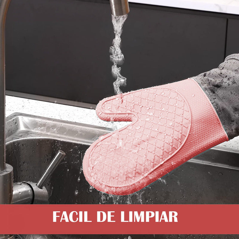Guantes Para Horno Toma Ollas Guantes De Silicona Cocina