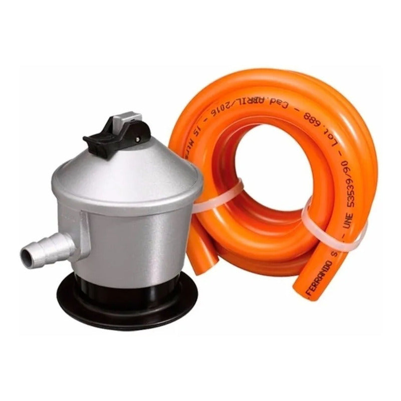 Set Cocinilla A Gas Regulador Manguera Cocinilla Camping