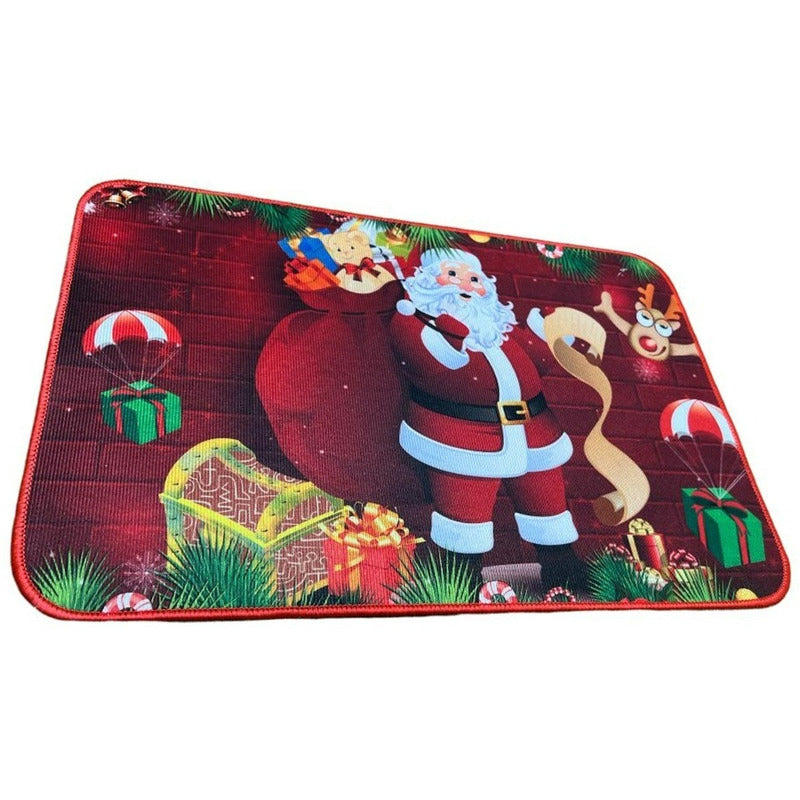Alfombra Navidad Tapete Limpia Pies Decoracion Navidad 40x60