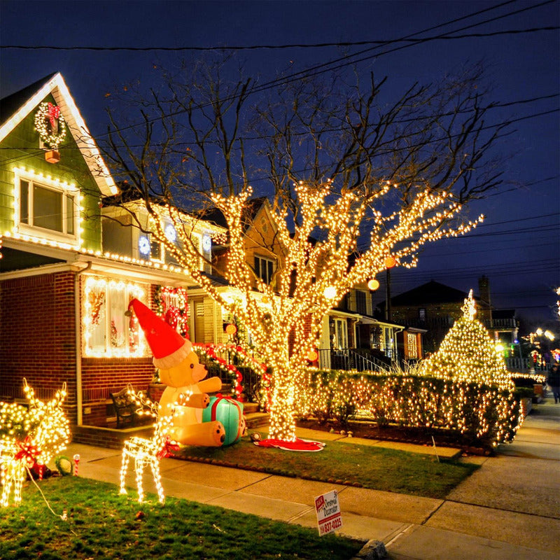 Pack X2 Luces Navideñas Solares Luces Led Solar Luces Navida