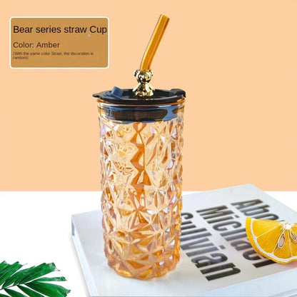 Vasos De Vidrio Vaso De Bebida Con Bombilla Vaso 400 Ml Arcashopping Vasos Vidrio Vasos De Vidrio Con Combilla Vasos Postres
